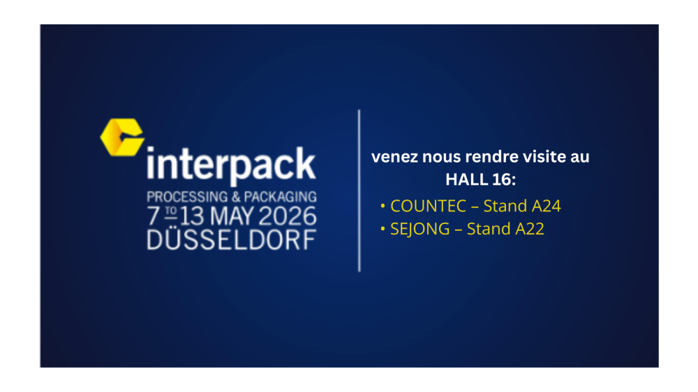 Je serai présent au salon interpack 2026 à Düsseldorf qui aura lieu du 07 au 13 mai 2026 ! Je serai présent au salon interpack 2026 à Düsseldorf qui aura lieu du 07 au 13 mai 2026 !